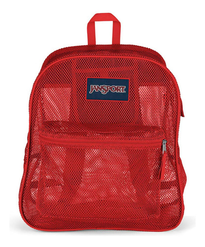 Morral Jansport Mesh Pack Rojo Red Tape Jansport