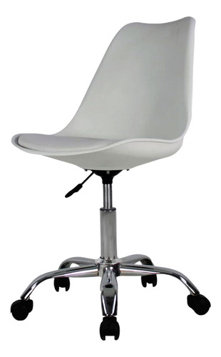 Silla Eames Para Oficina Con Ruedas Altura Ajustable Premium