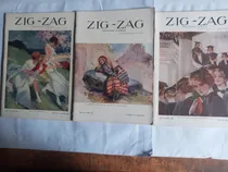 Comprar Revistas Zigzag # 450 451 452 Octubre 1913. Pack 3 Revistas