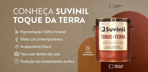 Massa Para Efeitos Toque Da Terra 5kg Suvinil Escolha A Cor