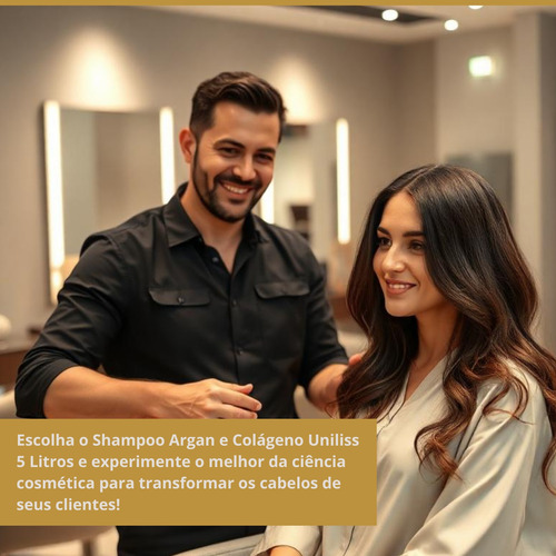 Shampoo Sem Sal Profissional Galao 5 L Argan Colageno