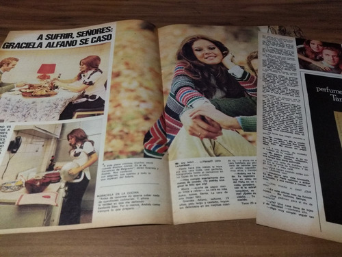 (ar546) Graciela Alfano * Clippings Revista 3 Pgs * 1974