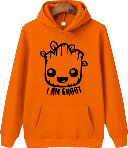 Buzos Hoodies Capotero Para Niños Y Adultos Personaje Groot 