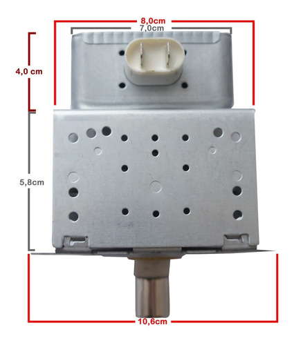Magnetron Genérica M24fb-610a 900w Para Micro-ondas