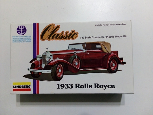 Auto Rolls Royce  1933 - Escala 1/32 - Lindberg-