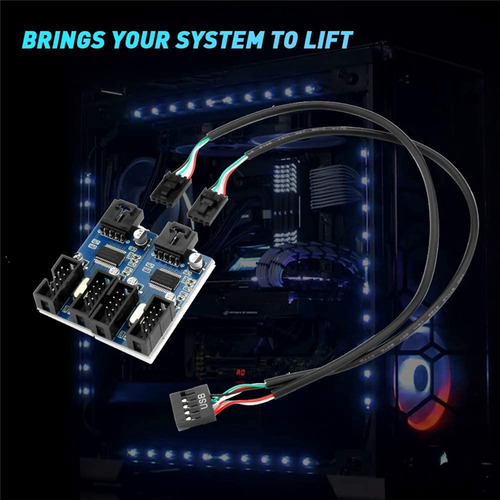 Placa Madre, Conector Usb 2.0 De 9 Pines, Conector De Extens