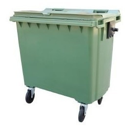 Imagen 5 de 10 de Contenedor De Residuos - Basura De 660 / 700 Litros - 4 Rued