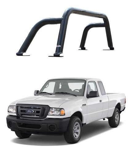 Roll Bar Sport Ford Ranger 1998 - 2012 Estilo Porteria Bronx