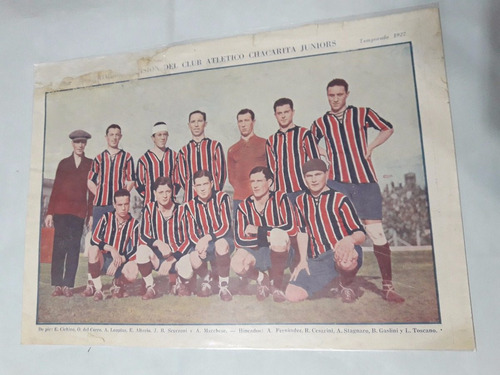 Lamina El Grafico Chacarita Juniors 1927 Betty Nuthall 