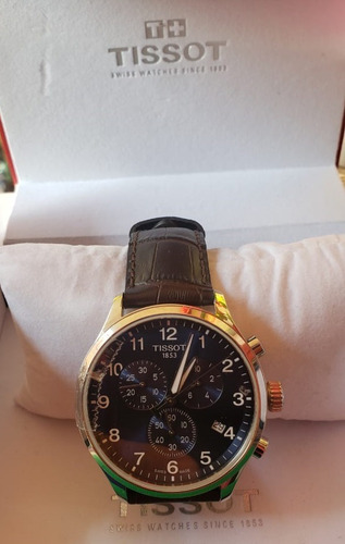 Tissot Chrono Xl Reloj Deportivo Acero Inoxidable Excelente Café Azul Azul (Usado)