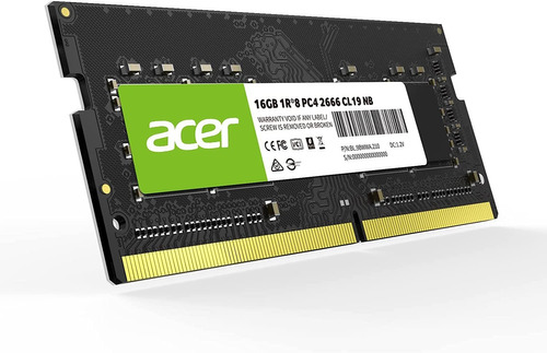 Memoria Ram 16gb 1x16gb Ddr4 2666 Mhz Sodimm Acer Cl9 1.2v