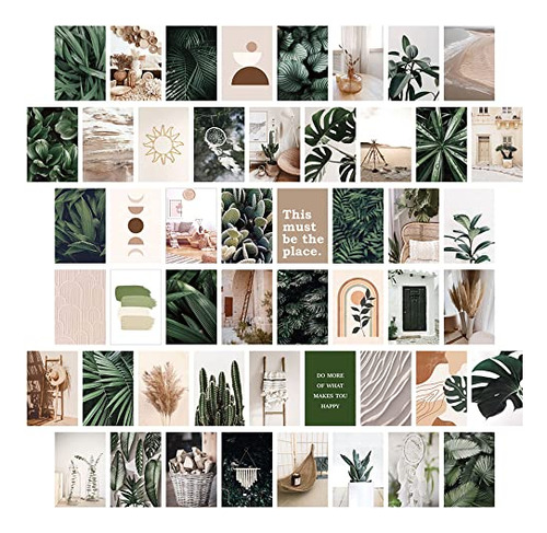 Boho Wall Collage Kit Aesthetic Pictures, Trendy Bedroo...