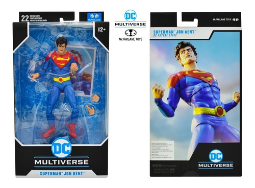  Superman Jon Kent Dc Multiverse Mcfarlane Original Y Nuevo