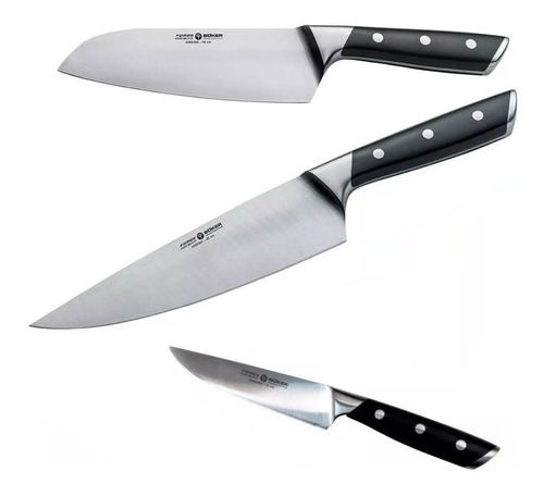 Cuchillo Boker Forjado Linea Chef Bo900 3 Piezas Profesional