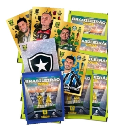 Paquetes de pegatinas Panini Brasileirão 2023, kit de 512 x 1