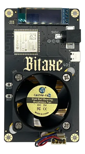 Minerador De Bitcoin Bitaxe 401 Supra 600gh/s De Bitcoinmerc