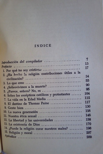 Libro Por Qué No Soy Cristiano, Bertrand Russell (Usado)
