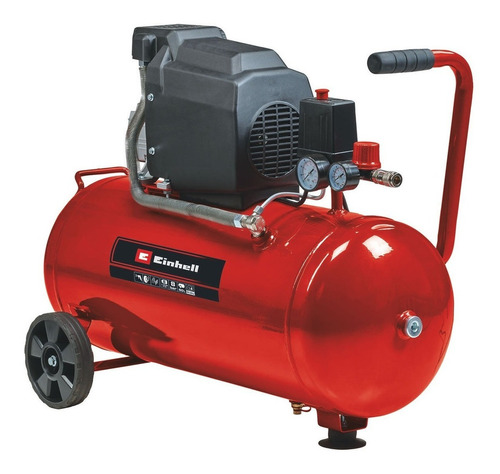 Compresor de aire eléctrico portátil Einhell TC-AC 190/50/8 50L 1500W 220V - 240V 50Hz rojo/negro