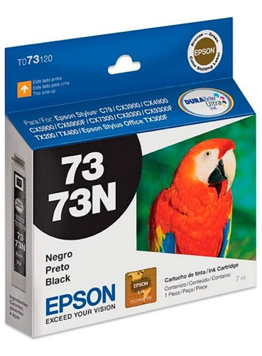 Cartucho Epson 73 Original Negro Vencido