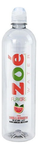 Agua Alcalina Zoé Water Flavors, 500ml - Sandía Hierb, 12 Pz