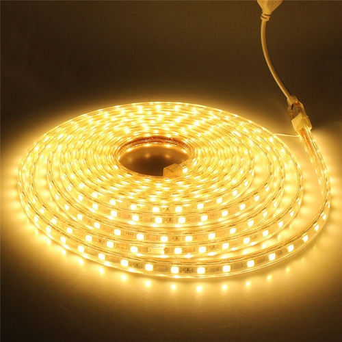 Cinta Tira Led Color Dorado Ultra Brillante 10 Mts