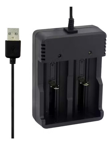 Cargador De Pilas Por Usb, Ajustable 4.2 Volt, Con Indicador