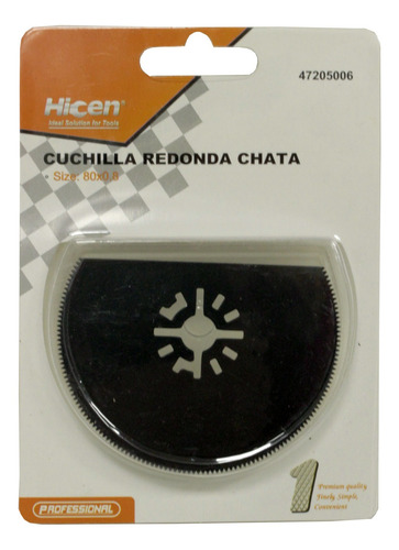 Imagen 1 de 4 de Cuchilla Chata Para Amoladora Multifuncion Hicen G P