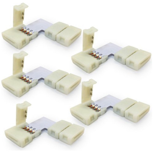 Conector L De Forma De L De 10 Mm De 4 Conductores Tira...