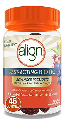 Fast-acting Biotic Prebiotic 46 Gomitas Align