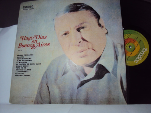 Vinilo Lp 164 Hugo Diaz En Buenos Aires Lejana Tierra Mia