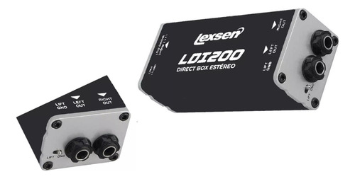 Direct Box Estéreo Passivo Lexsen Ldi200