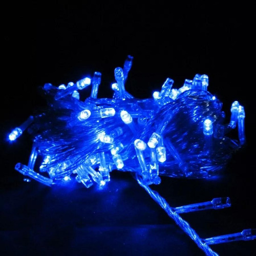 Pisca Pisca Led Azul 100 Lâmpadas 8 Funções 8m Natal