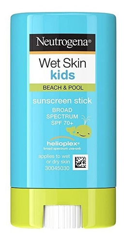 Neutrogena Wet Skin Kids Protector Solar Barra Fps70 Niños