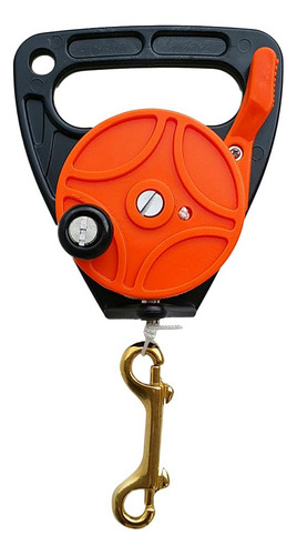 1 Piece De Carrete De Seguridad Con Cuerda Y Hebilla Naranja