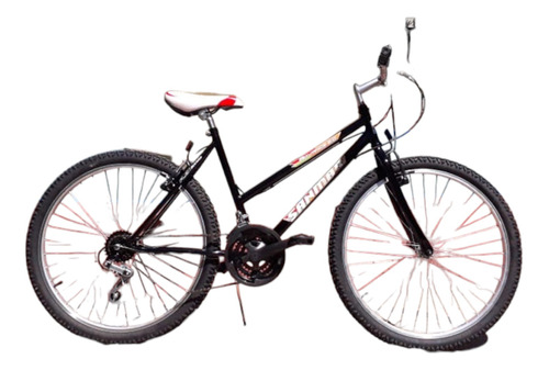 Bicicleta Rodado 26 Cuadro Dama Mtb Con 18 Cambios V-brake 