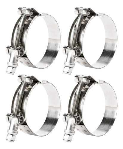 Abrazaderas T-bolt De Acero Inoxidable 304 1.5puLG - Pack 4