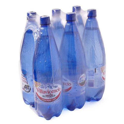 Agua Mineral Villavicencio Con Gas 1.5 Lts Pack X 6 Unidades