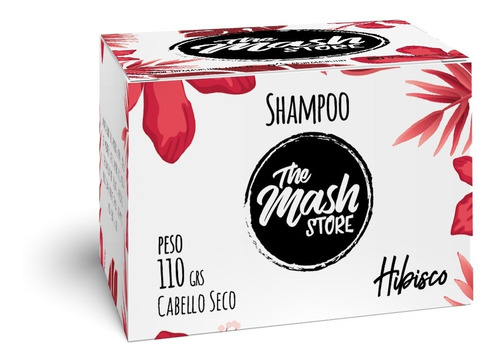 Imagen 1 de 10 de Shampoo Sólido Hibisco Para Cabello Seco 110grs