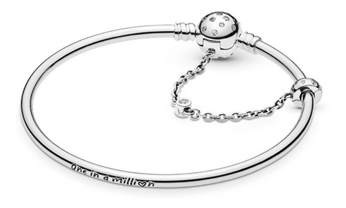 Pulsera Brazalete De Plata Una En Un Millon