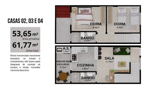 Imagem 1 de 2 de Casa, 2 Dorms Com 53.65 M² - Balneário Jóia - Praia Grande - Ref.: Vno271 - Vno271
