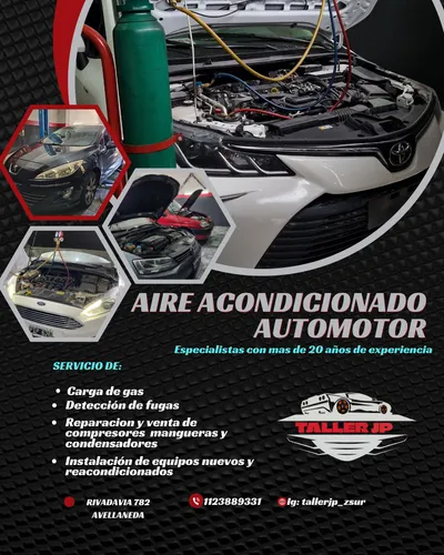 Carga Y Reparación Aire Acondicionado Automotor
