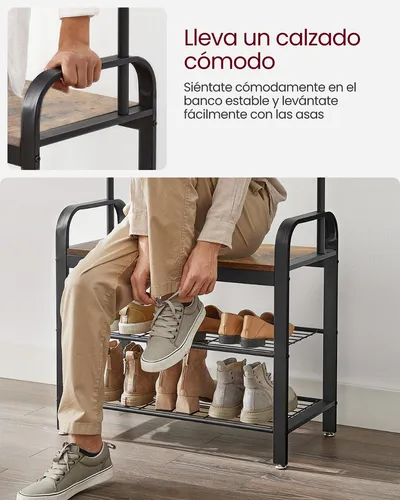 Vasagle perchero con zapatero hotsell