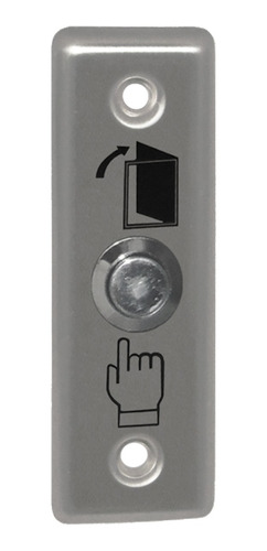 Imagen 1 de 3 de Botón Interruptor De Acero P / Sistema De Control De Acceso