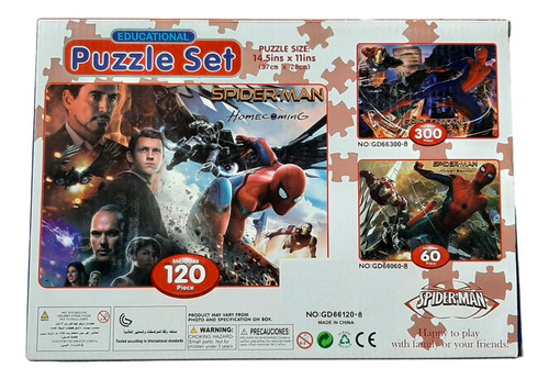 Rompecabezas 120 Pzs, Spiderman, Puzzle, Divertido
