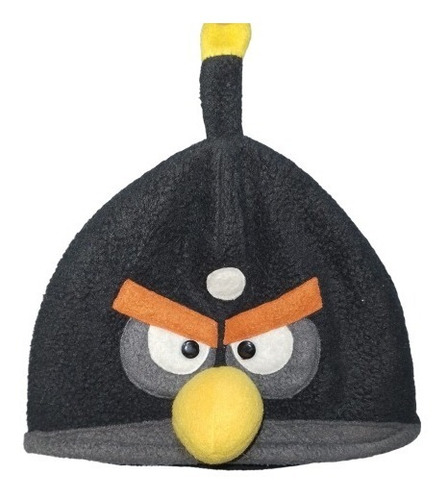 Gorro - Angry Birds - Bomb Negro - Artesanal