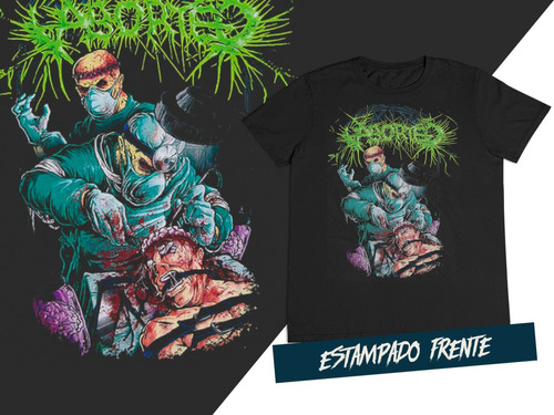 Camiseta Brutal Death Metal Deathgrind Aborted C8