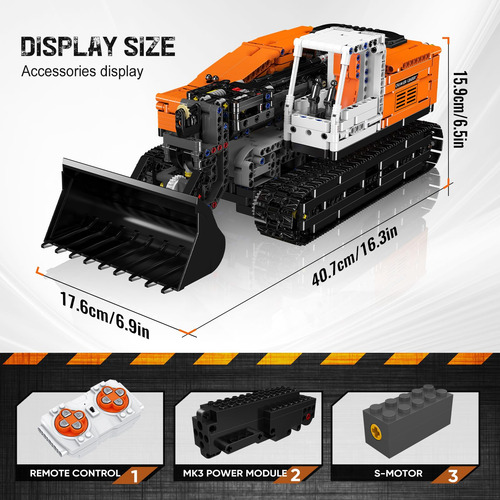 Mould King 17054 Gopher Loader Building Sets, 1423 Piezas