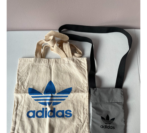 Sacola De Pano Ecobag E Bolsinha adidas