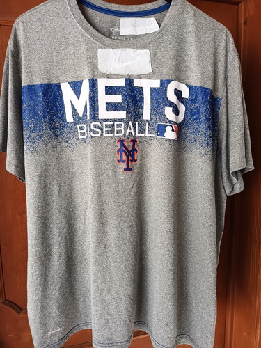 Playera Mets New York Mbl 3 Xl Adulto 