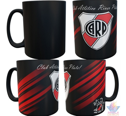 Taza Magica Club Atletico River Plate Escudo Ceramica